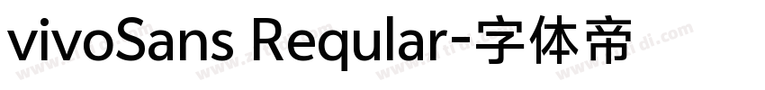 vivoSans Reqular字体转换
